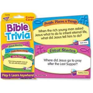  15 Pack TREND ENTERPRISES INC. BIBLE TRIVIA CHALLENGE 