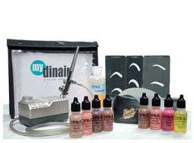 Dinair Personal Airbrush Makeup 8 Color Kit (Medium)  