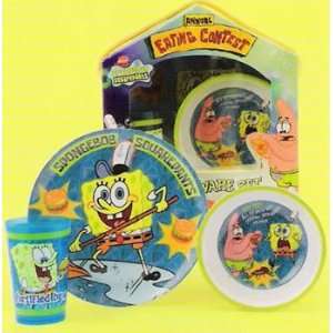  Spongebob Squarepants 3pc Tableware Set in Gift Box Baby