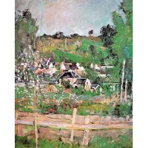    Impressionist Art Cezanne   View of Auvers sur Oise