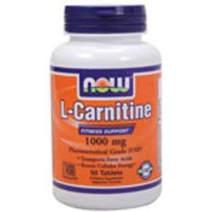  L Carnitine 1000 mg 50 Tablets NOW Foods Health 