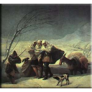   Winter 30x27 Streched Canvas Art by Goya, Francisco de
