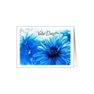  vielen dank, blue chrysanthemums Card Health & Personal 