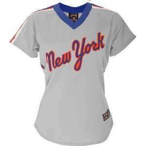  New York Mets Womens Cooperstown Throwback Replica Jersey 