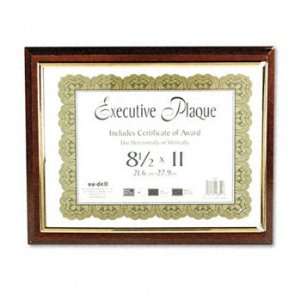  Insertable Executive Award Plaque, 13X10 1/2, Walnut Qty 