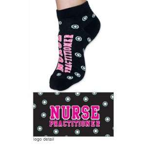 Anklet Socks with Nurse Practitioner Collegiate Graphic