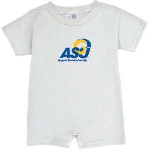  Angelo State Rams White Logo Baby Romper Sports 