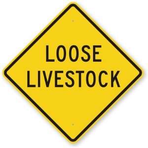  Loose Livestock High Intensity Grade Sign, 18 x 18 