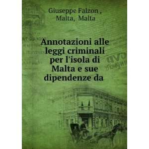 Annotazioni alle leggi criminali per lisola di Malta e sue dipendenze 
