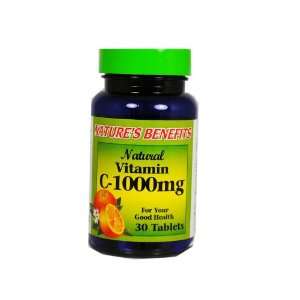  Vitamin C 1000mg 30 Tablets Daily Supplement Natural