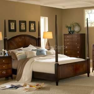  American Woodcrafters East Hampton Poster Bed (King) 1100 