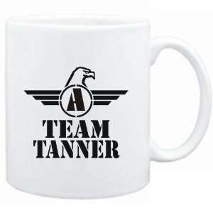  Mug White  Team Tanner   Falcon Initial  Last Names 
