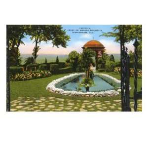  Vestavia Park in Birmingham, Alabama Giclee Poster Print 