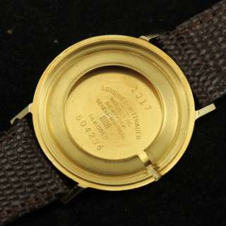 VINTAGE LONGINES ULTRA THIN 14K SOLID YELLOW GOLD MEN’S WATCH  