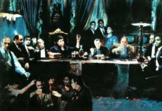  Mafia Gansters Collage (Godfather Goodfellas Scarface 