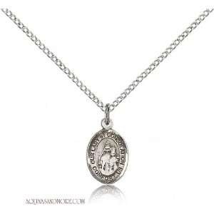  Our Lady of Consolation Small Sterling Silver Medal 