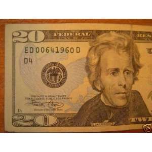   20$ 2004   NOTE   BANK OF CLEVELAND   LOW 00 NOTE 