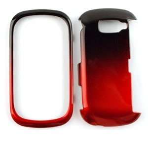  Verizon LG VN530 Octane Two Tones Black and Red Hard Cover Case 