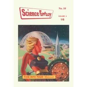  Science Fantasy World of the Future   16x24 Giclee Fine 