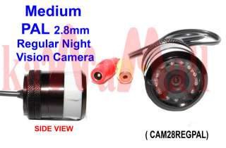 Wide Angle 120 deg Night IR Regular View Car Camera PAL  