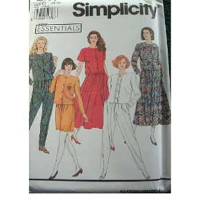 MISSES PANTS OR SHORTS, SKIRT & TOP SIZE 12 14 16 SIMPLICITY EASY 