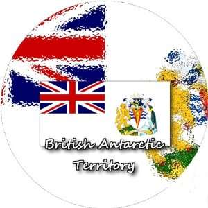   Badge Style Keyring British Antarctic Territory Flag