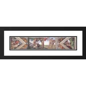  of the Sistine Chapel   bay 4 25x29 Framed and Double Matted Art 