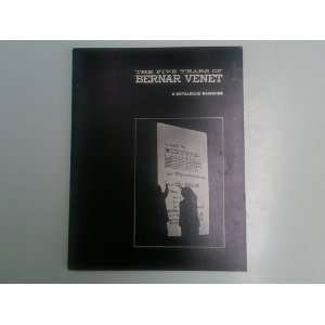   of Bernar Venet a Catalogue Raisonne Bernar Venet  Books