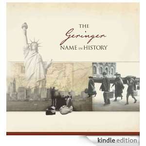 The Geringer Name in History Ancestry  Kindle Store