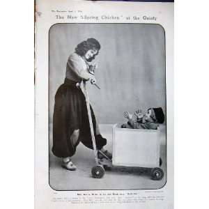   1906 Spring Chicken Gaiety Theatre Gertie Millar Child