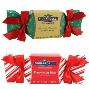 Ghirardelli Mixed Candy Twists (6 Peppermint Bark and 6 Assorted), 12 