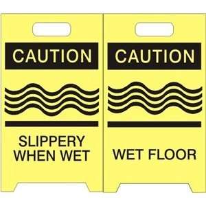  Caution Wet Floor Slippery When Wet Floor Stand Signs 