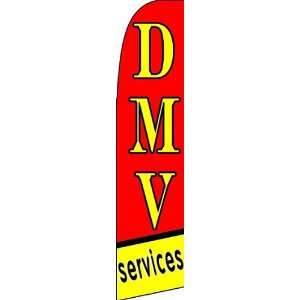  DMV SERVICES Swooper Feather Flag 