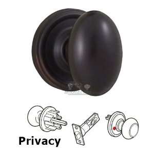  Traditionale julienne privacy knob in oil rubbed bronze 