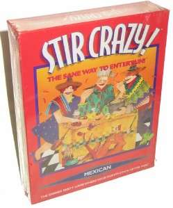 STIR CRAZY MEXICAN Entertaining Cooking Game SEALED/NEW  