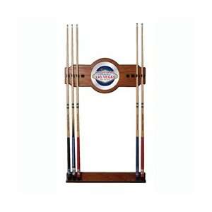  Las Vegas 2 piece Wood and Mirror Wall Cue Rack Sports 