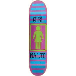  Girl Malto Ba Stencil Og [Small] Skateboard Deck   7.62 
