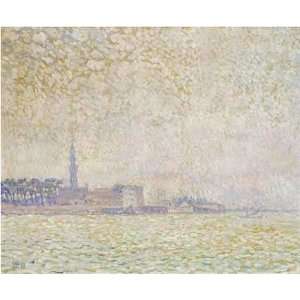  A View of Veere, Misty Morning Theodore Van Rysselberghe 