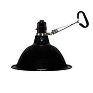   Reflector Dome Fixture with Clamp (Black, 5 1/2 Inch)