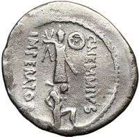 authentic ancient coin of roman republic c memmius c f moneyer silver 
