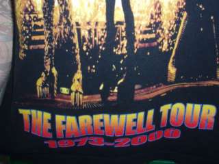 KISS FAREWELL TOUR CONCERT SHIRT original band lineup L  