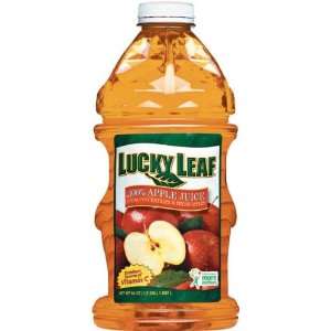 Lucky Leaf Apple Juice 64 oz (Pack of 8)  Grocery 