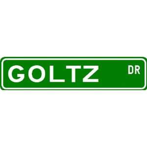 GOLTZ Street Sign ~ Personalized Family Lastname Sign ~ Gameroom 