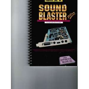 Sound Blaster Pro User Reference Manuel Books