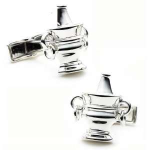  Champagne Sterling Silver Cufflinks 