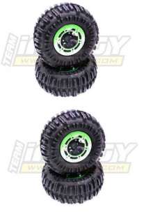 Beadlock 2.2 composite Alloy wheels + tires ax10 4 pcs  