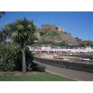  Mount Orgueil Castle, Palms and Quayside, Gorey, Jersey 