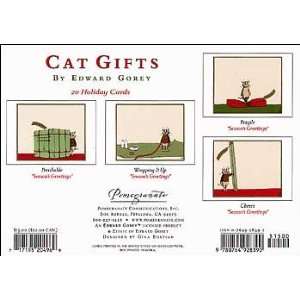  Edward Gorey Christmas Cards   Cat Gifts Assortment 
