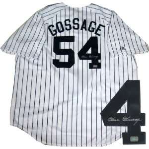  Signed Goose Gossage Jersey   White
