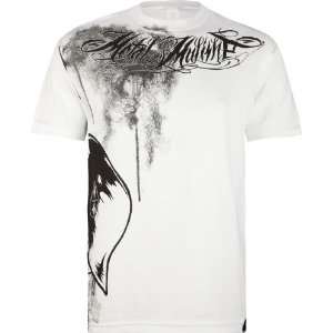  Metal Mulisha Vapors T Shirt   2X Large/White Automotive